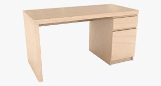 3D realistic ikea malm desk model - TurboSquid 1319150